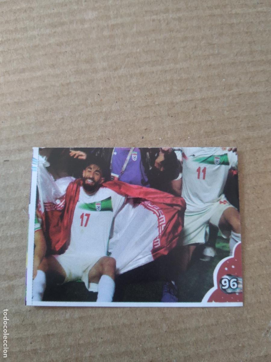 Cromos de f&uacute;tbol: 96 EQUIPO PLANTILLA IRAN CROMO FUTBOL MUNDIAL 2022 EDITADO EN BRASIL WORLD CUP COPA DEL MUNDO