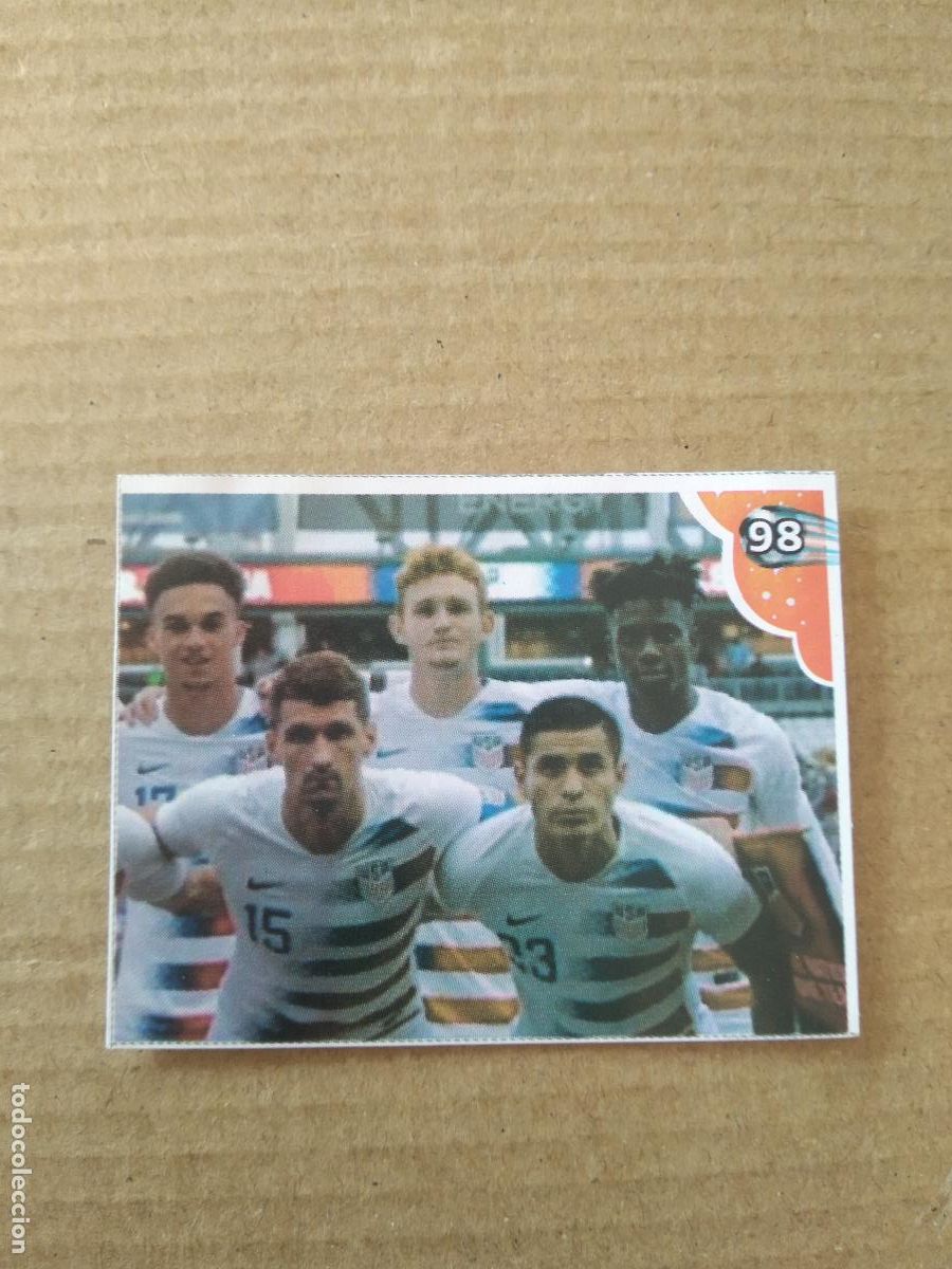 Cromos de f&uacute;tbol: 98 EQUIPO ESTADOS UNIDOS USA CROMO FUTBOL MUNDIAL 2022 EDITADO EN BRASIL WORLD CUP COPA DEL MUNDO