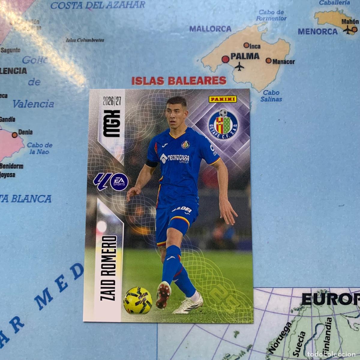 Cromos de f&uacute;tbol: Zaid Romero n&uacute;mero 188 del Getafe megacracks 26-27 2026-2027