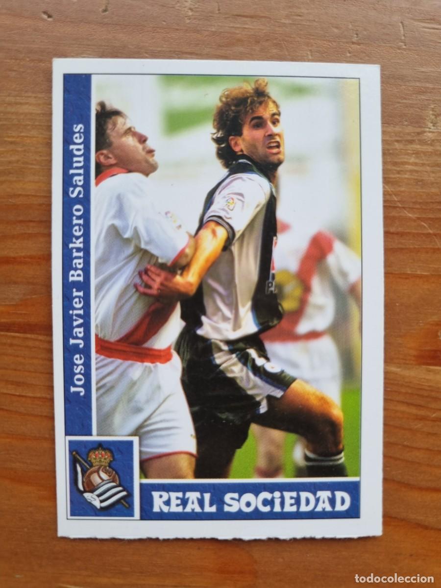 Cromos de f&uacute;tbol: 541 BARKERO (Real Sociedad) &Uacute;LTIMA HORA. Las Fichas de la Liga 2001 2002 01 02 (Mundicromo)