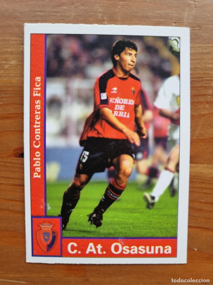 Cromos de f&uacute;tbol: 546 CONTRERAS (CA Osasuna) &Uacute;LTIMA HORA. Las Fichas de la Liga 2001 2002 01 02 (Mundicromo)