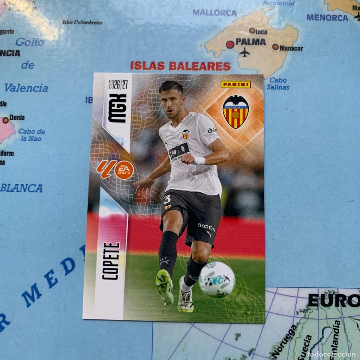 Cromos de f&uacute;tbol: Copete n&uacute;mero 349 del Valencia megacracks 26-27 2026-2027
