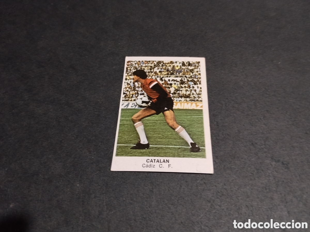 Cromos de f&uacute;tbol: Cromo futbol 84 Catalan, C&aacute;diz