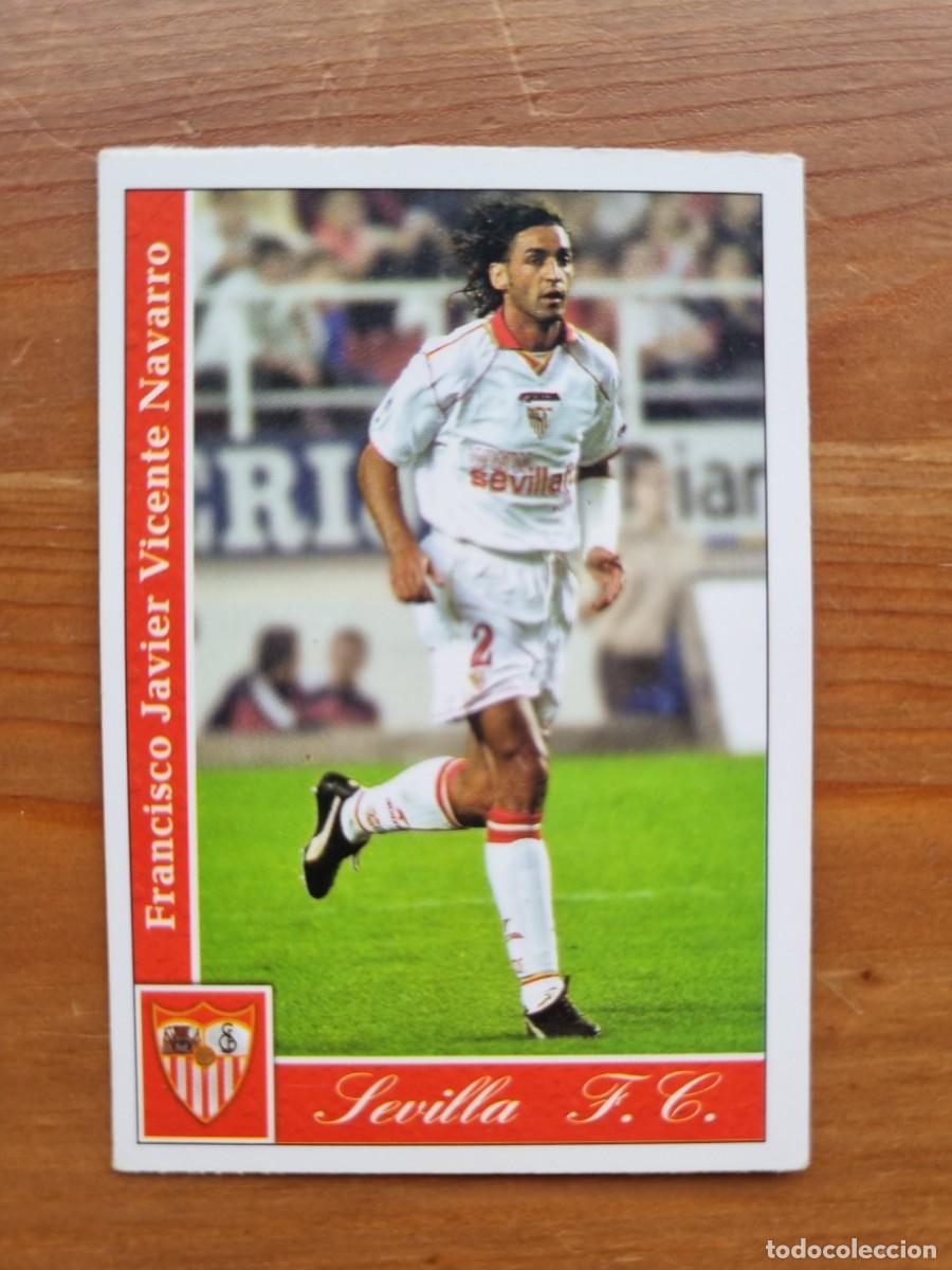 Cromos de f&uacute;tbol: 554 JAVI NAVARRO (Sevilla FC) &Uacute;LTIMA HORA. Las Fichas de la Liga 2001 2002 01 02 (Mundicromo)