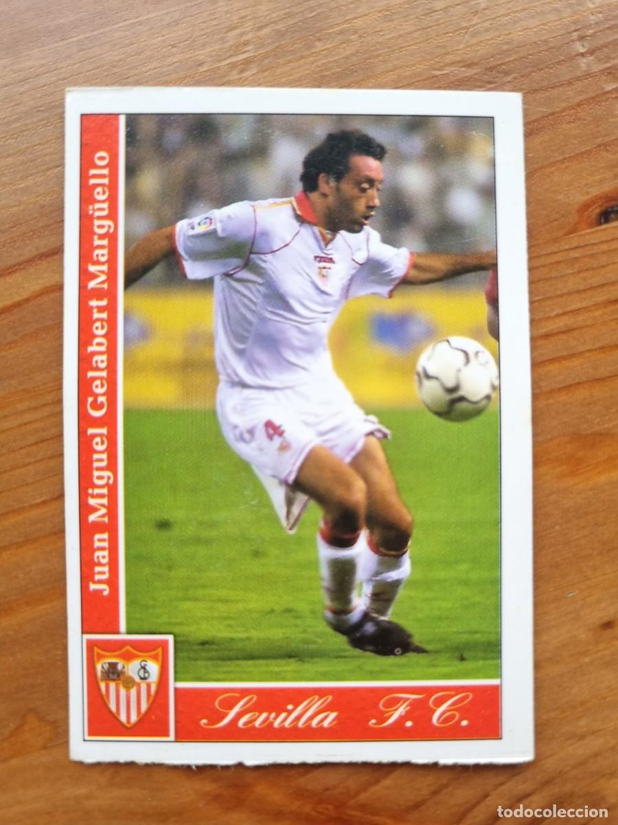 Cromos de f&uacute;tbol: 555 JUANMI (Sevilla FC) &Uacute;LTIMA HORA. Las Fichas de la Liga 2001 2002 01 02 (Mundicromo)