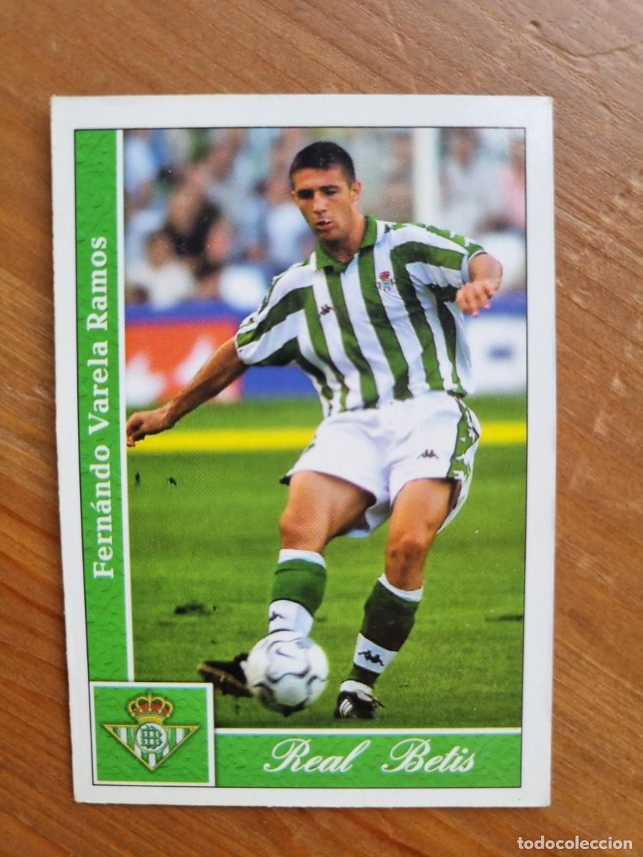 Cromos de f&uacute;tbol: 561 VARELA (Real Betis) &Uacute;LTIMA HORA. Las Fichas de la Liga 2001 2002 01 02 (Mundicromo)