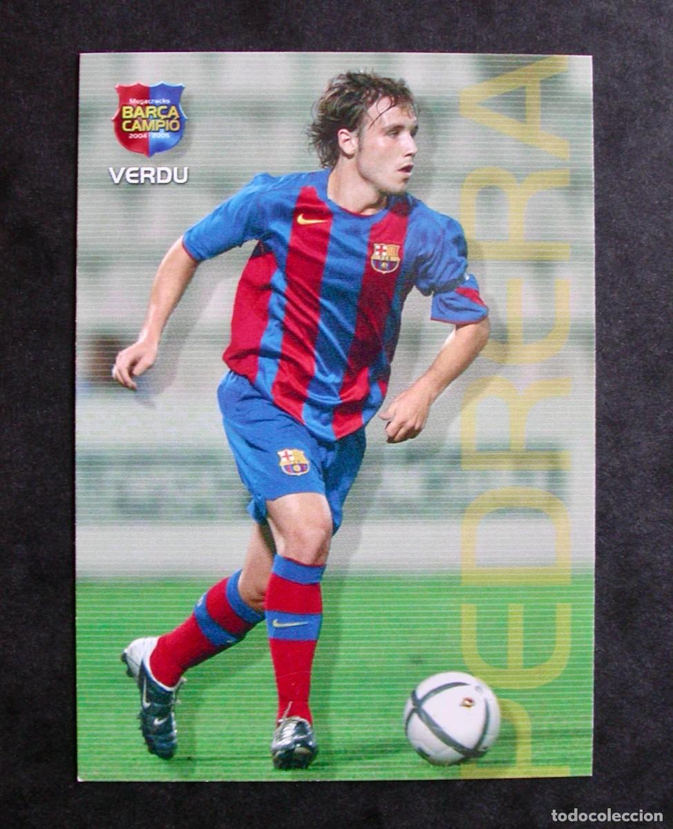Cromos de f&uacute;tbol: 123 VERD&Uacute; / FC BARCELONA / MEGACRACKS BAR&Ccedil;A CAMPI&Oacute; 2004-2005 04-05 / PANINI