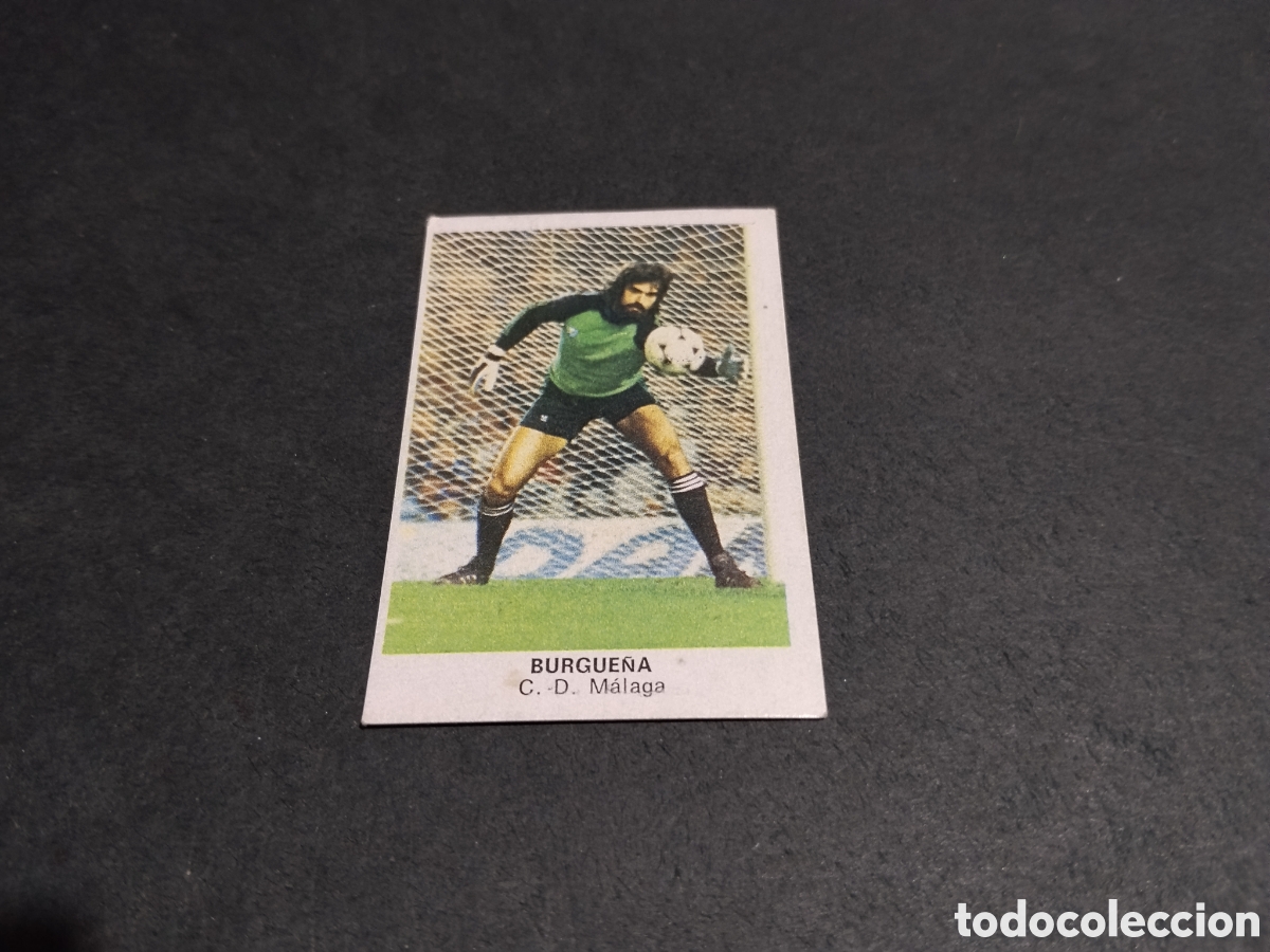 Cromos de f&uacute;tbol: Cromo futbol 84 Burgue&ntilde;a, Malaga