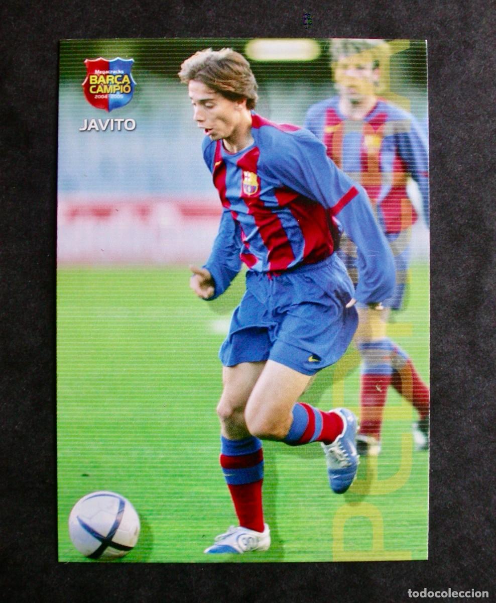 Cromos de f&uacute;tbol: 124 JAVITO / FC BARCELONA / MEGACRACKS BAR&Ccedil;A CAMPI&Oacute; 2004-2005 04-05 / PANINI