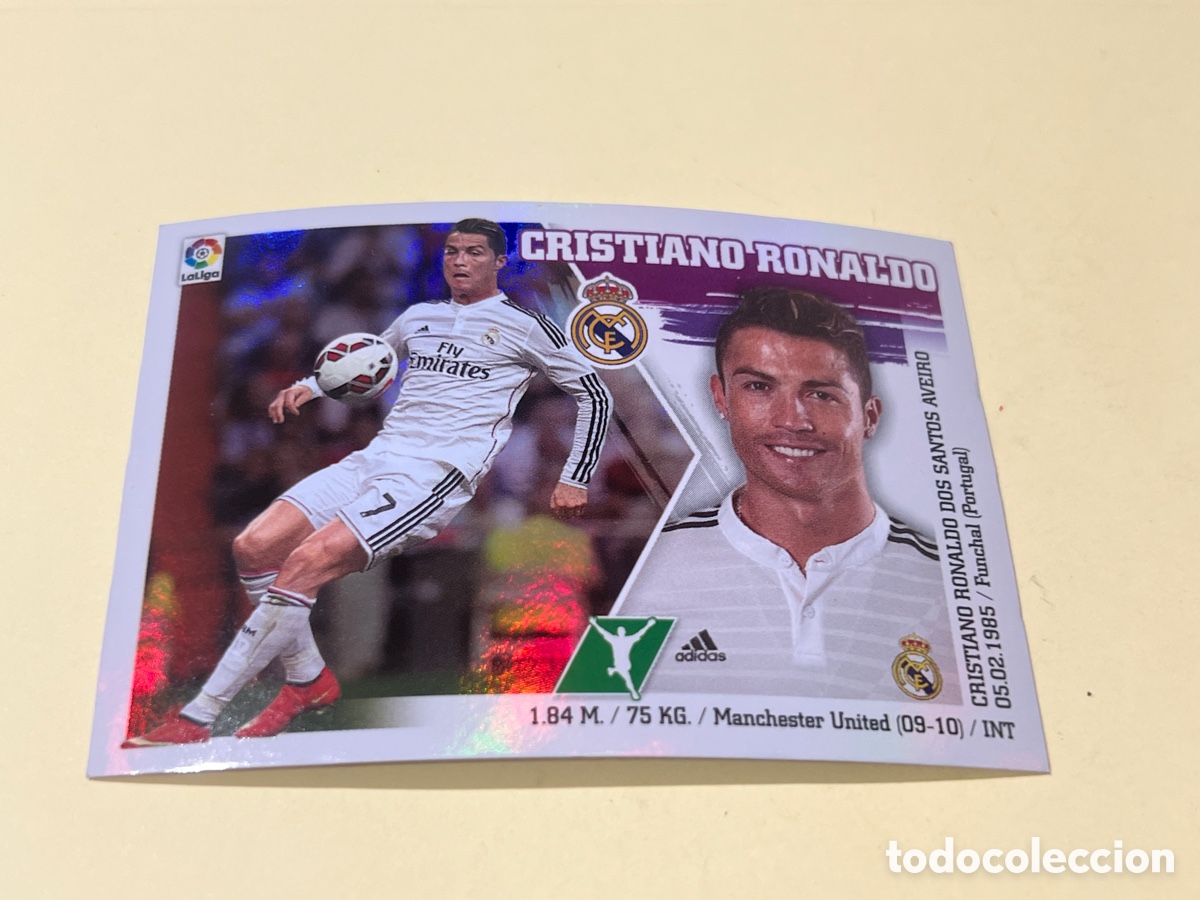 Cromos de f&uacute;tbol: C9181. ESTE 2015 2016 PANINI N&ordm; 19 CRISTIANO RONALDO (REAL MADRID) - CROMO LIGA 15 16