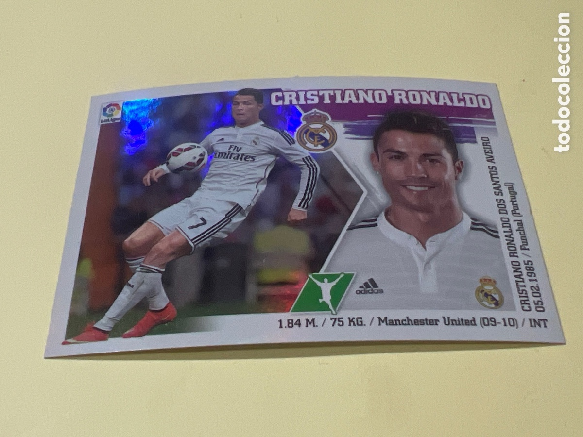 Cromos de f&uacute;tbol: C9182. ESTE 2015 2016 PANINI N&ordm; 19 CRISTIANO RONALDO (REAL MADRID) - CROMO LIGA 15 16