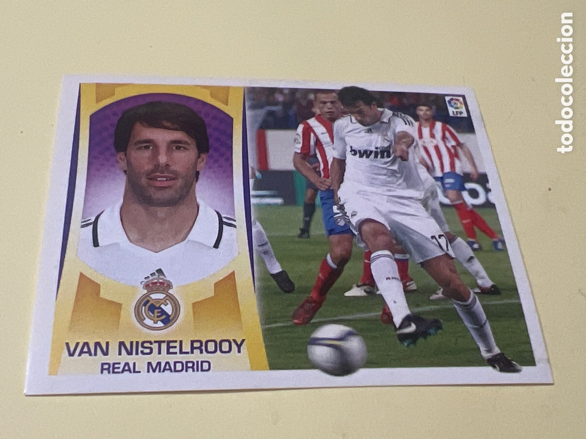 Cromos de f&uacute;tbol: 15 B VAN NISTELROOY REAL MADRID EDICIONES ESTE CROMOS ALBUM LIGA FUTBOL 2009 2010 09 10 PANINI