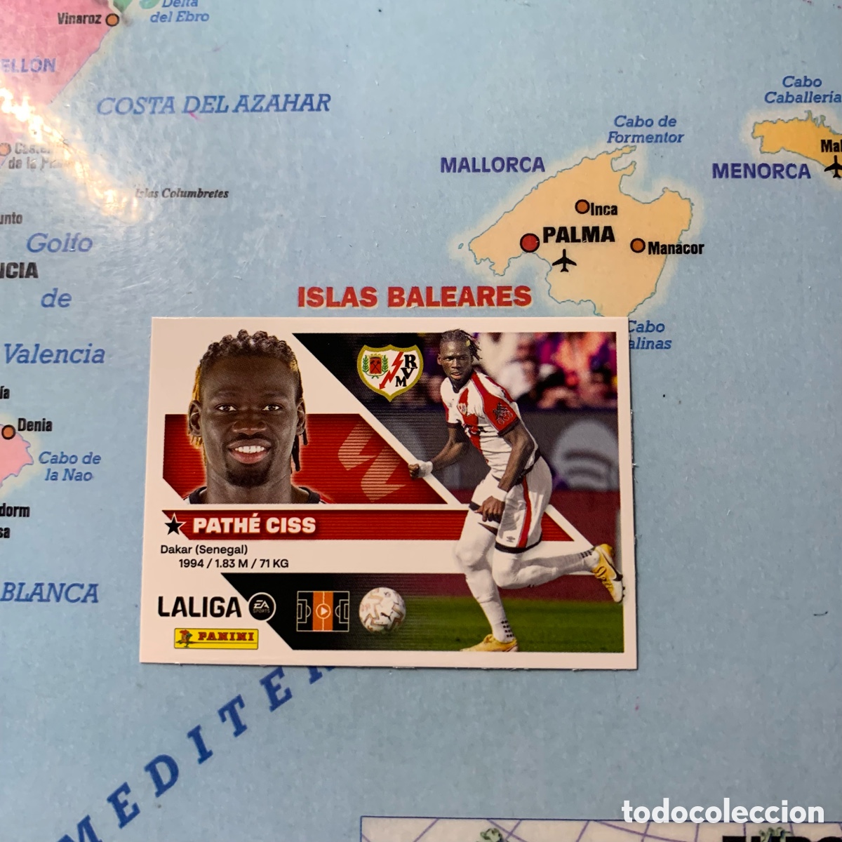 Cromos de f&uacute;tbol: Pathe Ciss n&uacute;mero 12 del rayo vallecano cromo liga este 26-27 2026-2027