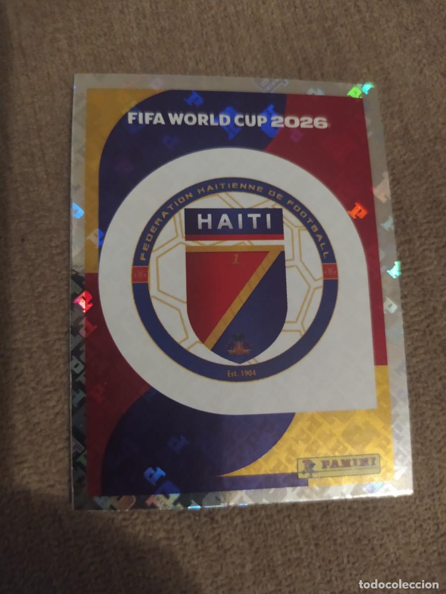 Cromos de f&uacute;tbol: HAI 01 HAI1 ESCUDO 1 Haiti Mundial 2026 Panini