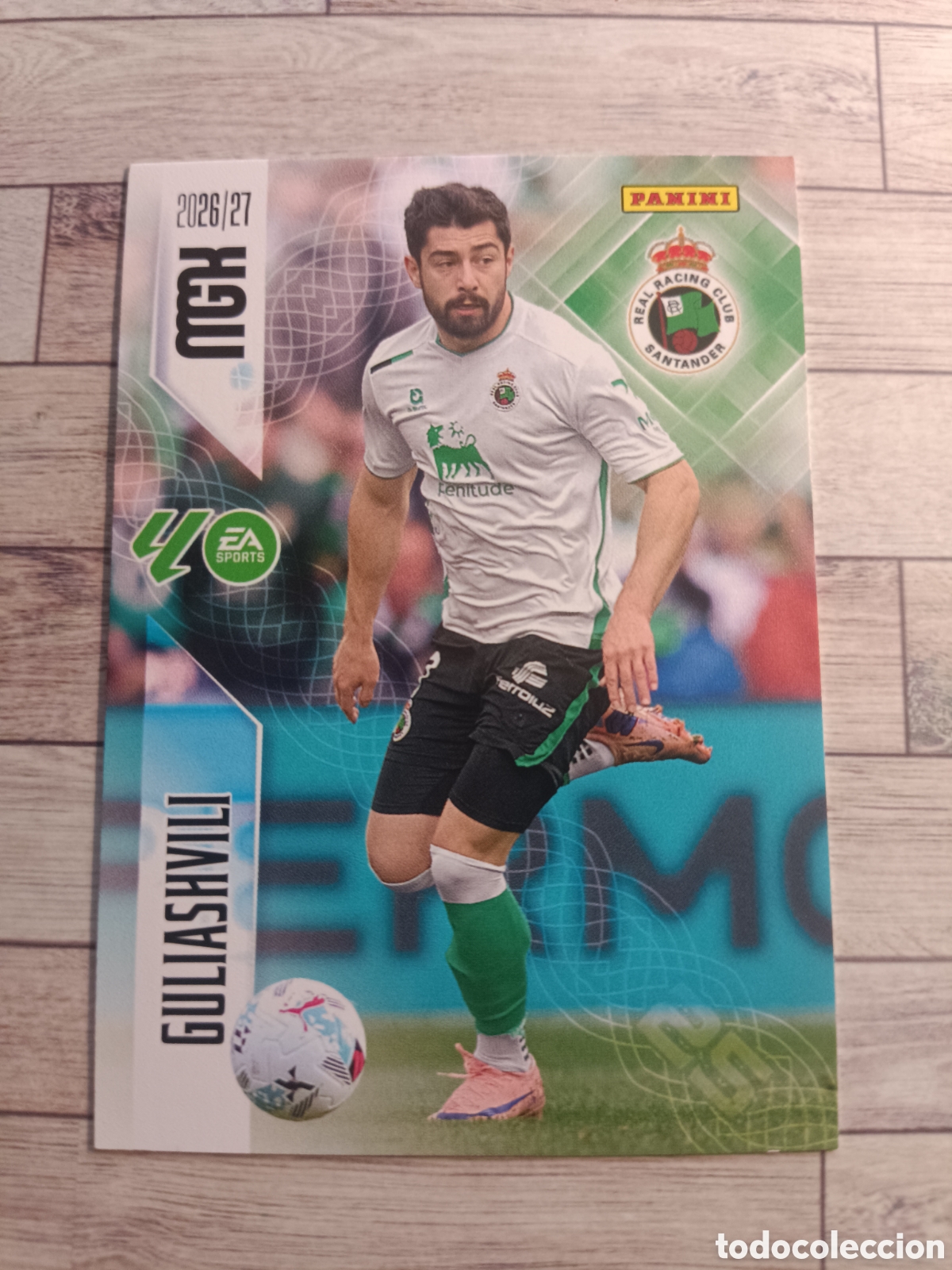 Cromos de f&uacute;tbol: 286 GULIASHVILI RACING DE SANTANDER MEGACRACKS MGK 26 27 PANINI 2026 2027