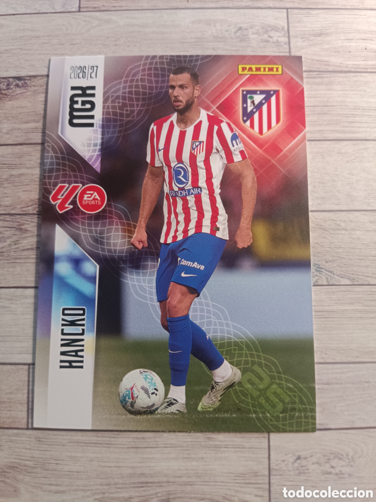 Cromos de f&uacute;tbol: 62 HANCKO ATLETICO DE MADRID MEGACRACKS MGK 26 27 PANINI 2026 2027