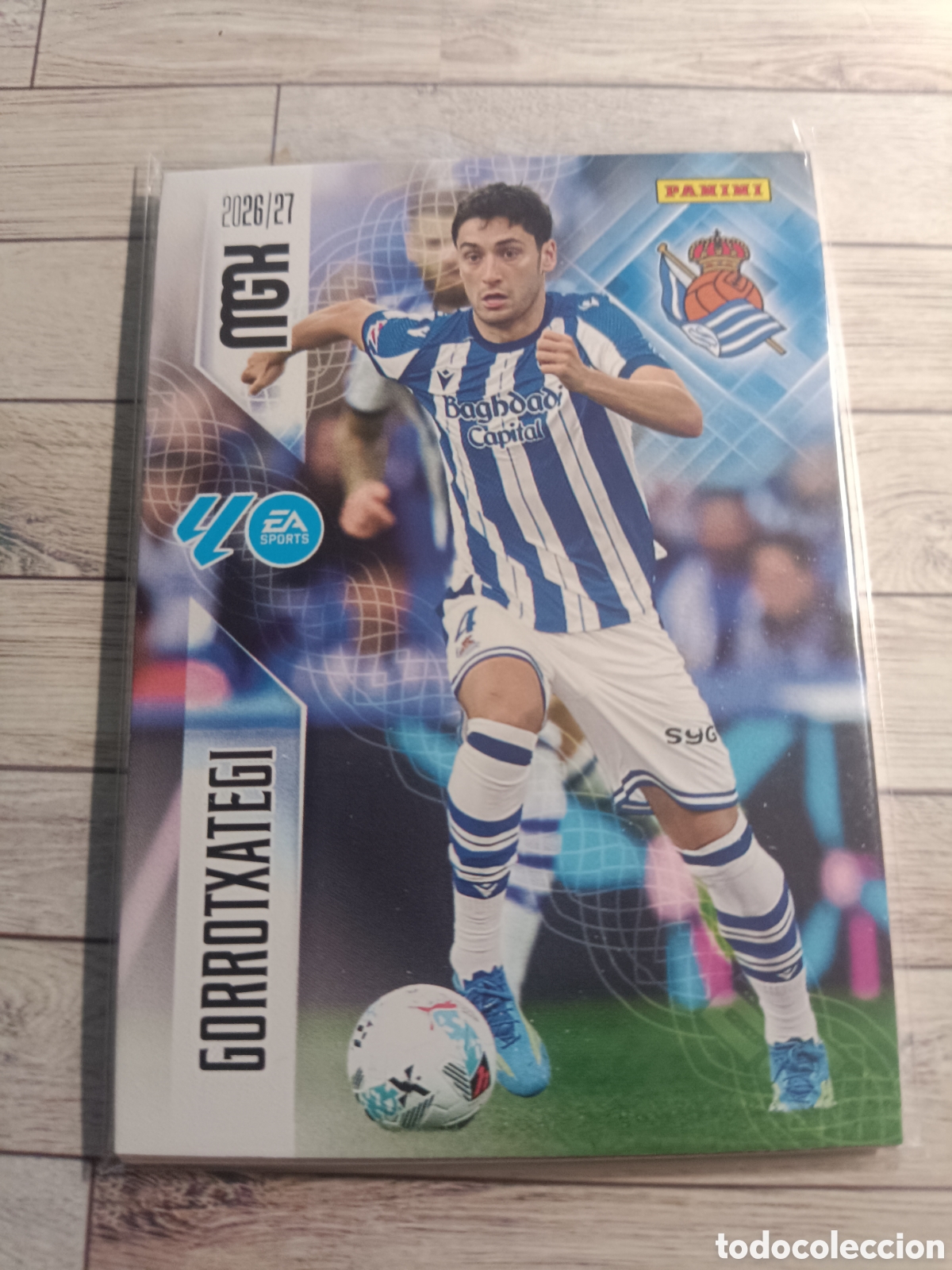 Cromos de f&uacute;tbol: 315 GORROTXATEGI REAL SOCIEDAD MEGACRACKS MGK 26 27 PANINI 2026 2027