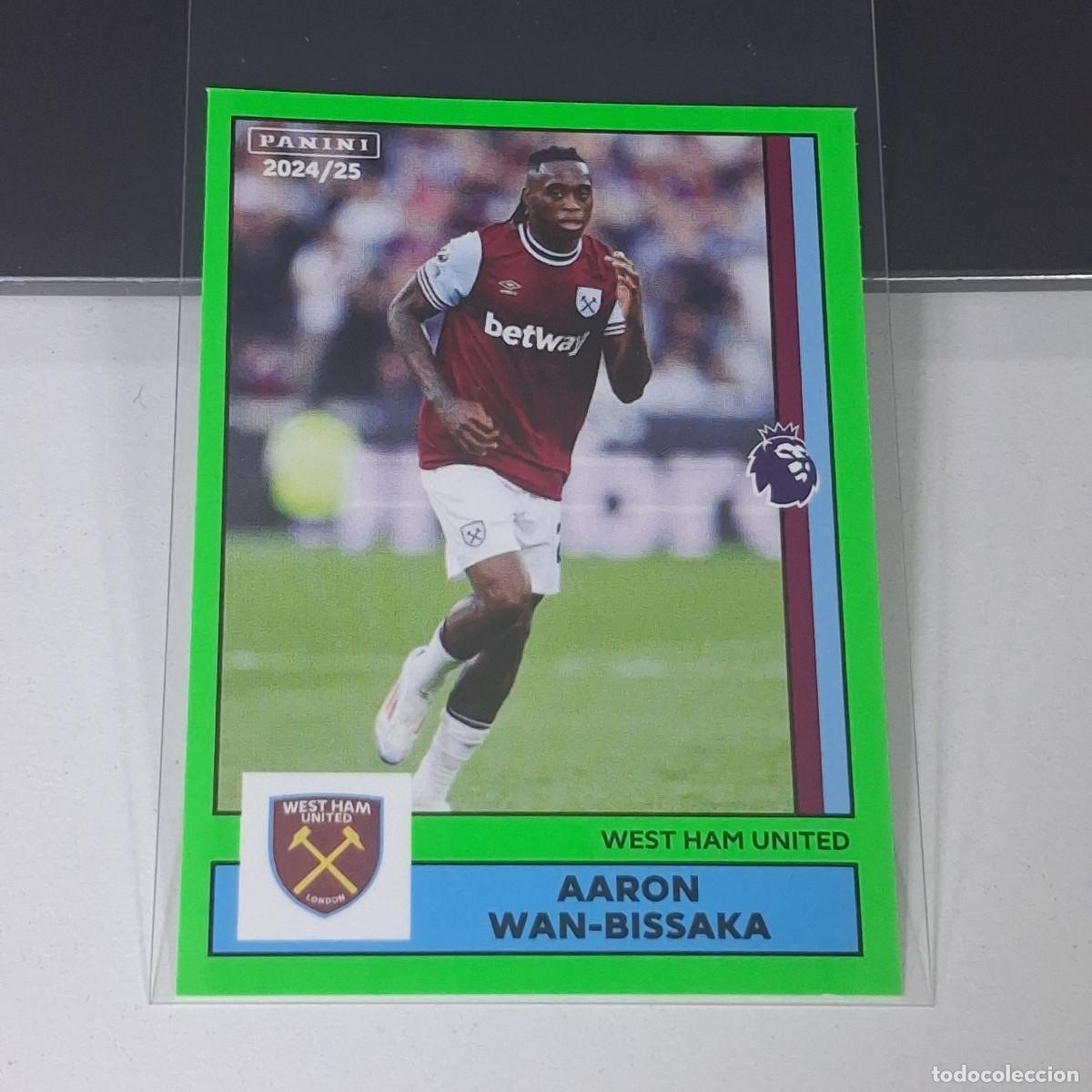 Cromos de f&uacute;tbol: B56 337 AARON WAN BISSAKA WEST HAM UNITED STARS STICKER PANINI PREMIER LEAGUE 24 25 2024 2025