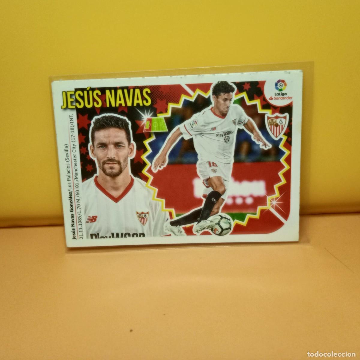 Cromos de Futebol: EDICIONES ESTE 2018 2019 18 19 SEVILLA F.C JESUS NAVAS 3