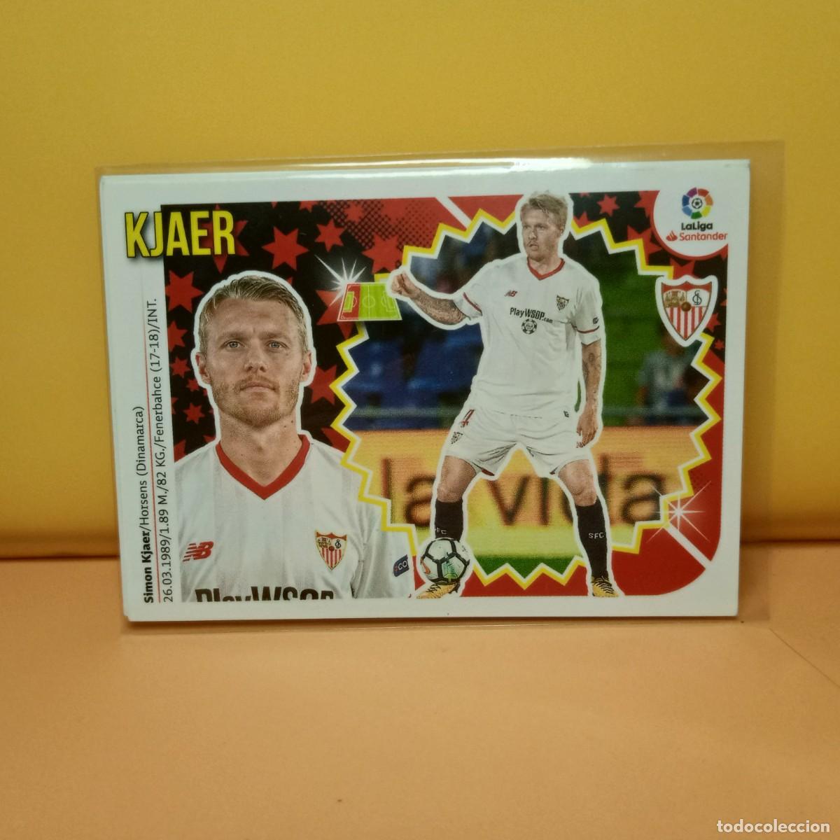 Cartes &agrave; collectionner de Football: EDICIONES ESTE 2018 2019 18 19 SEVILLA F.C KJAER 5