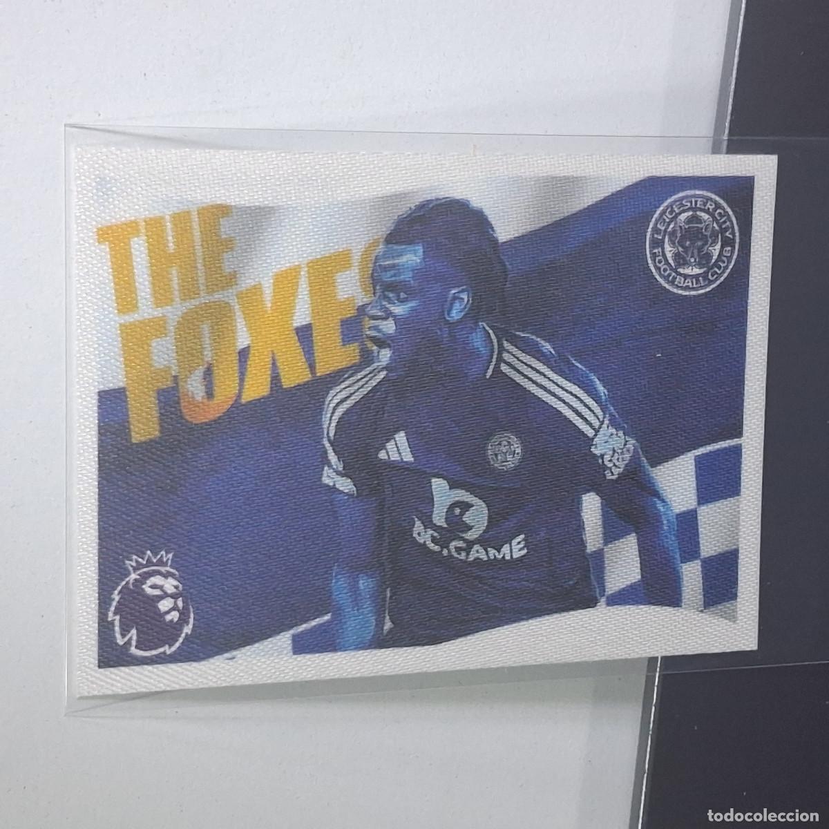 Cartes &agrave; collectionner de Football: B57 352 FLAG BANDERA THE FOXES LEICESTER CITY STICKER PANINI PREMIER LEAGUE 24 25 2024 2025
