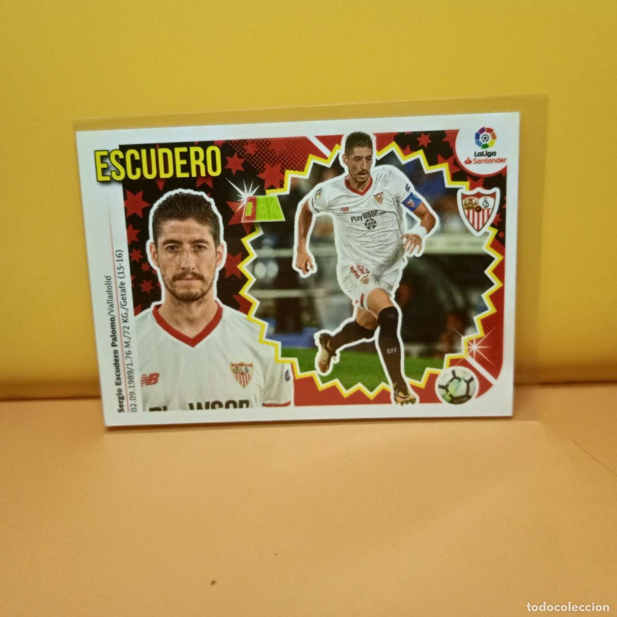 Fu&szlig;ball-Sticker: EDICIONES ESTE 2018 2019 18 19 SEVILLA F.C ESCUDERO 7A 7 A