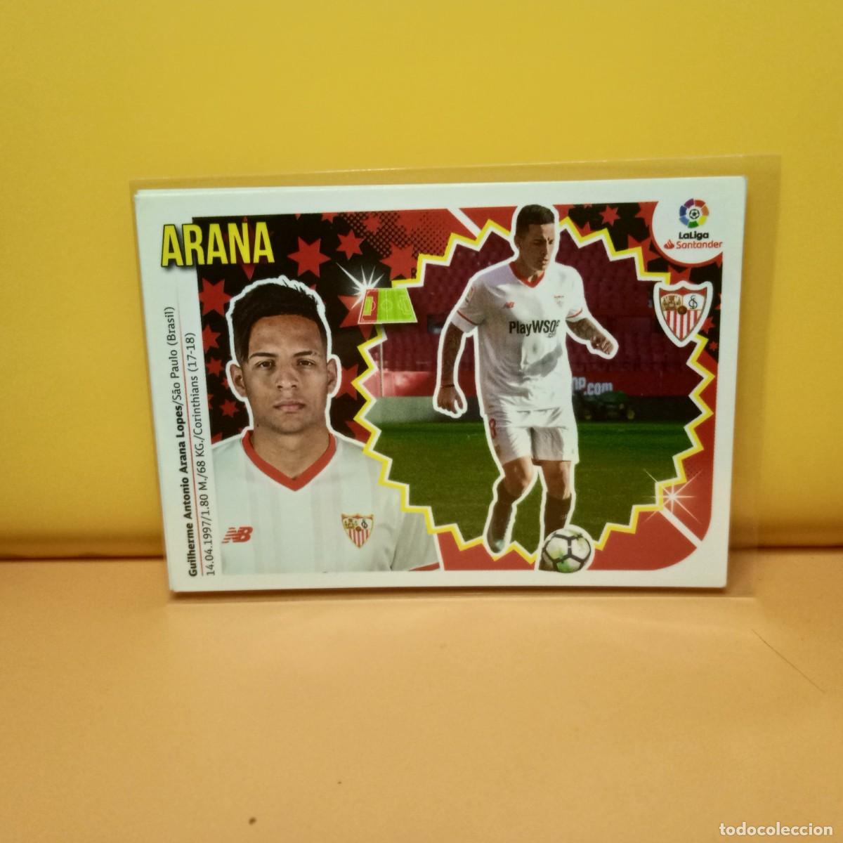 Cromos de f&uacute;tbol: EDICIONES ESTE 2018 2019 18 19 SEVILLA F.C ARANA 7B 7 B