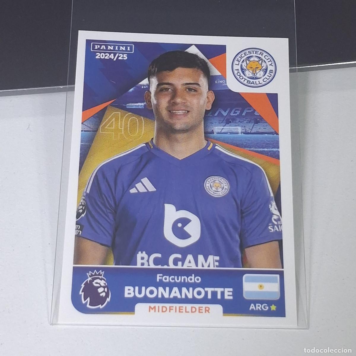 Cromos de f&uacute;tbol: B57 364 FACUNDO BOUNANOTTE LEICESTER CITY STICKER PANINI PREMIER LEAGUE 24 25 2024 2025