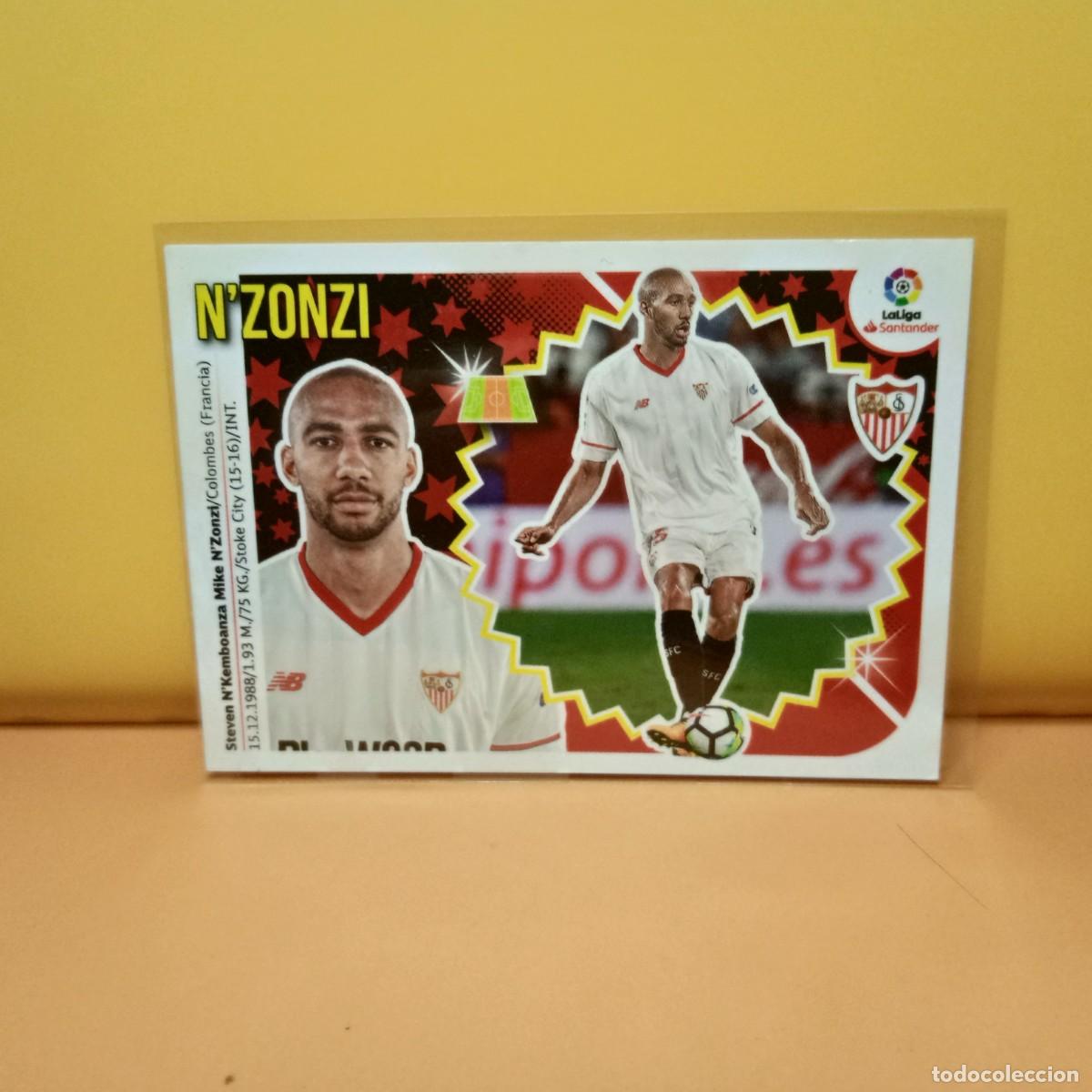 Cromos de f&uacute;tbol: EDICIONES ESTE 2018 2019 18 19 SEVILLA F.C N&acute;ZONZI 9