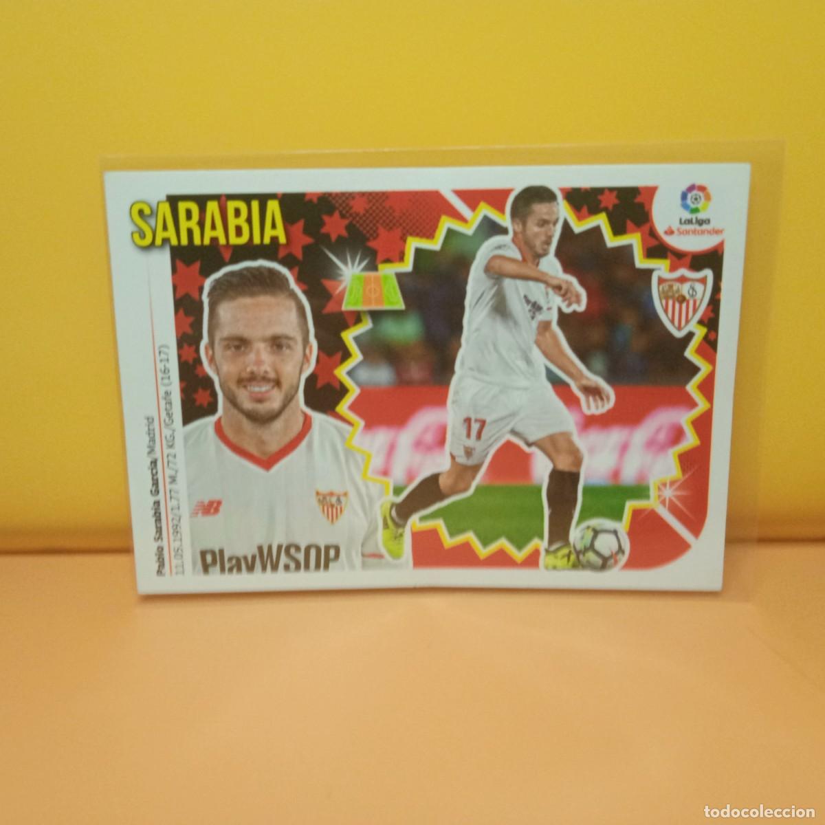 Cromos de f&uacute;tbol: EDICIONES ESTE 2018 2019 18 19 SEVILLA F.C SARABIA 13
