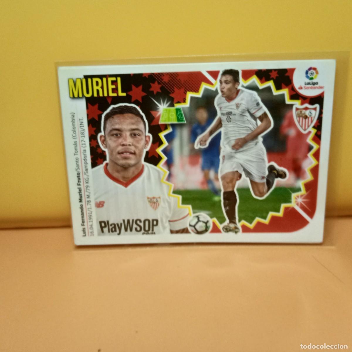 Cromos de f&uacute;tbol: EDICIONES ESTE 2018 2019 18 19 SEVILLA F.C MURIEL 15