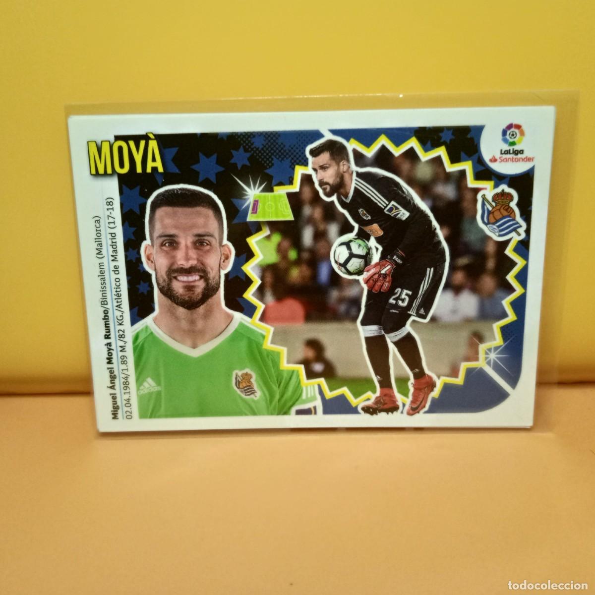 Cromos de f&uacute;tbol: EDICIONES ESTE 2018 2019 18 19 REAL SOCIEDAD MOYA 1