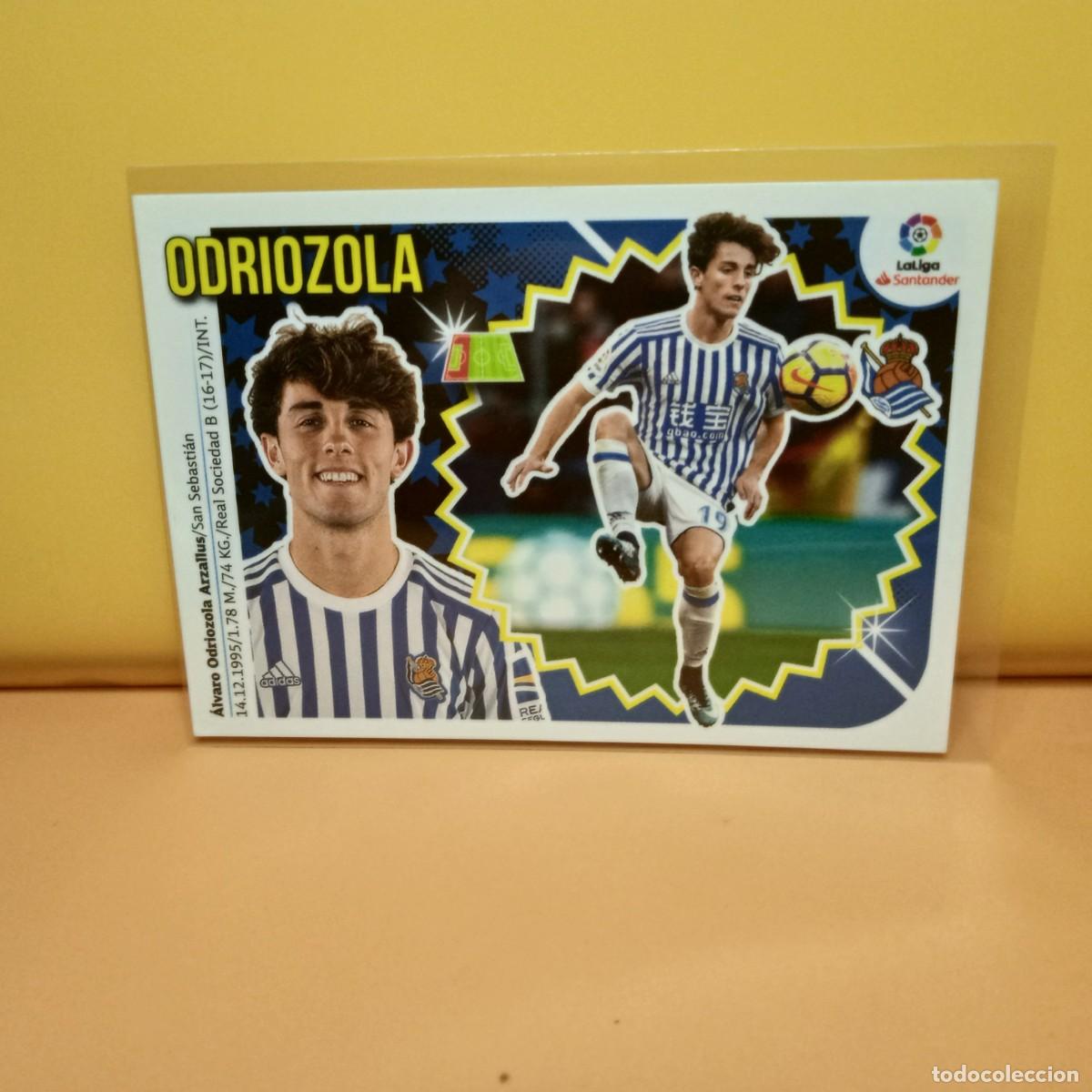 Cromos de f&uacute;tbol: EDICIONES ESTE 2018 2019 18 19 REAL SOCIEDAD ODRIOZOLA 3A 3 A
