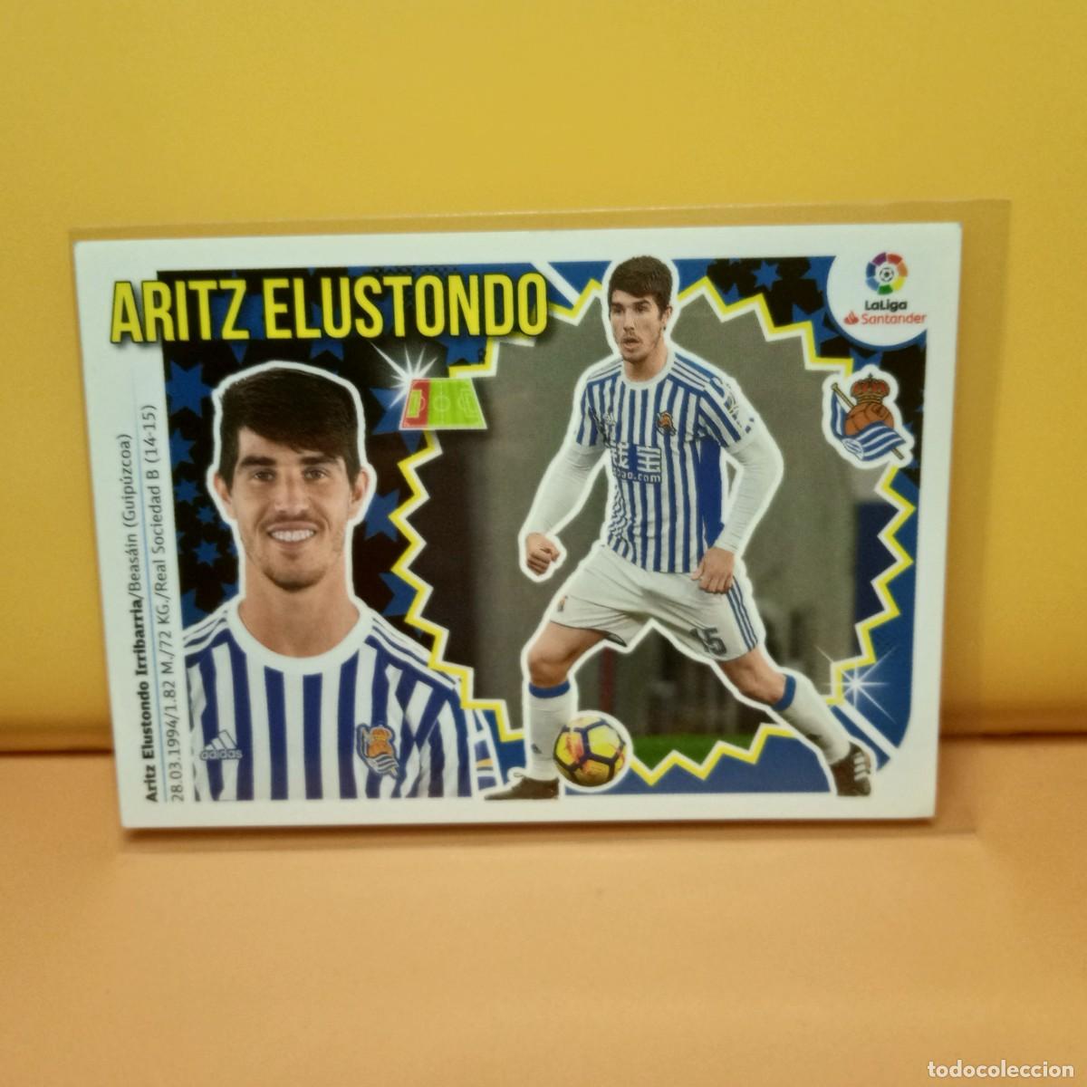 Cromos de f&uacute;tbol: EDICIONES ESTE 2018 2019 18 19 REAL SOCIEDAD ARITZ ELUSTONDO 3B 3 B