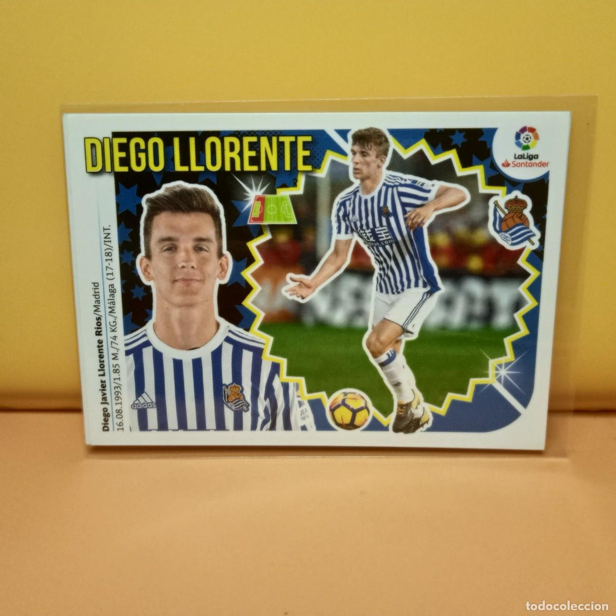 Cromos de f&uacute;tbol: EDICIONES ESTE 2018 2019 18 19 REAL SOCIEDAD DIEGO LLORENTE 4