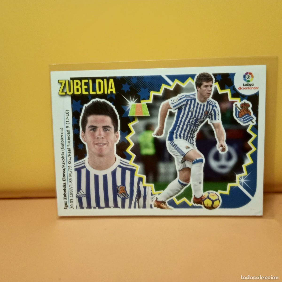 Cromos de f&uacute;tbol: EDICIONES ESTE 2018 2019 18 19 REAL SOCIEDAD ZUBELDIA 10
