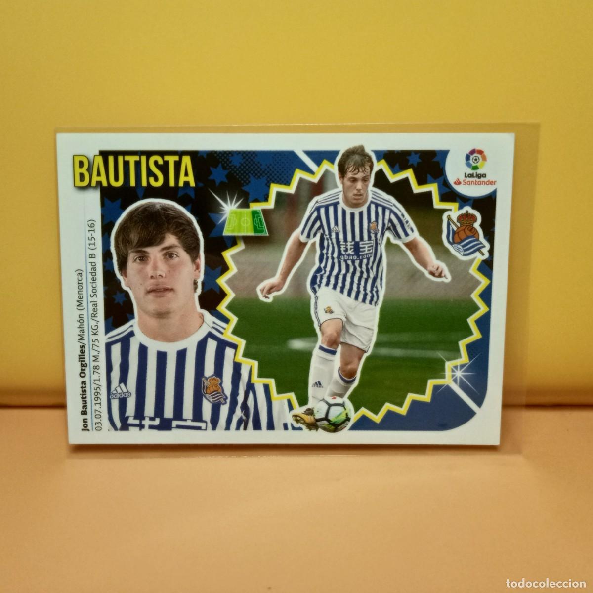 Cromos de f&uacute;tbol: EDICIONES ESTE 2018 2019 18 19 REAL SOCIEDAD BAUTISTA 16B 16 B