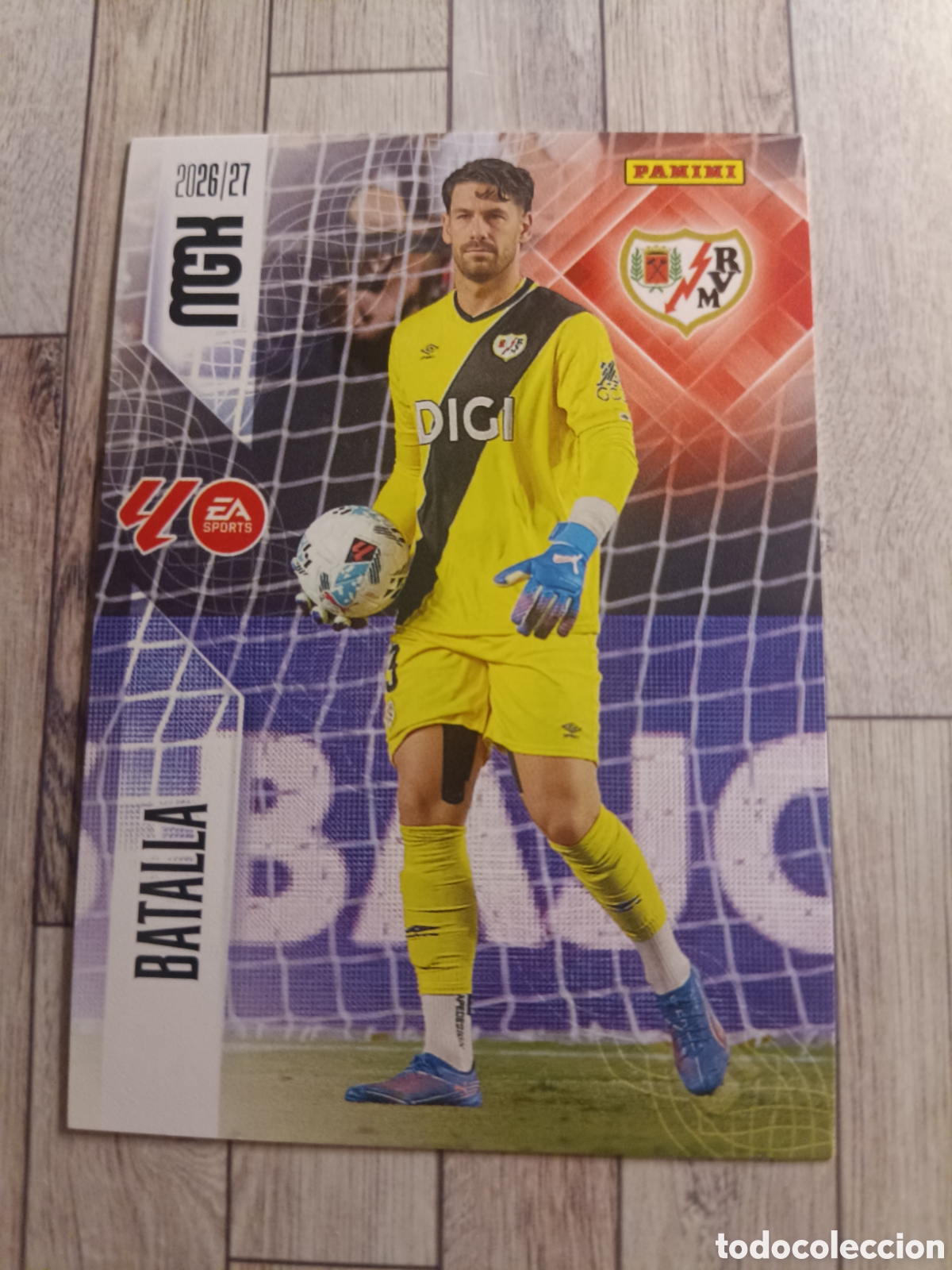 Cromos de f&uacute;tbol: 290 BATALLA RAYO VALLECANO MEGACRACKS MGK 26 27 PANINI 2026 2027