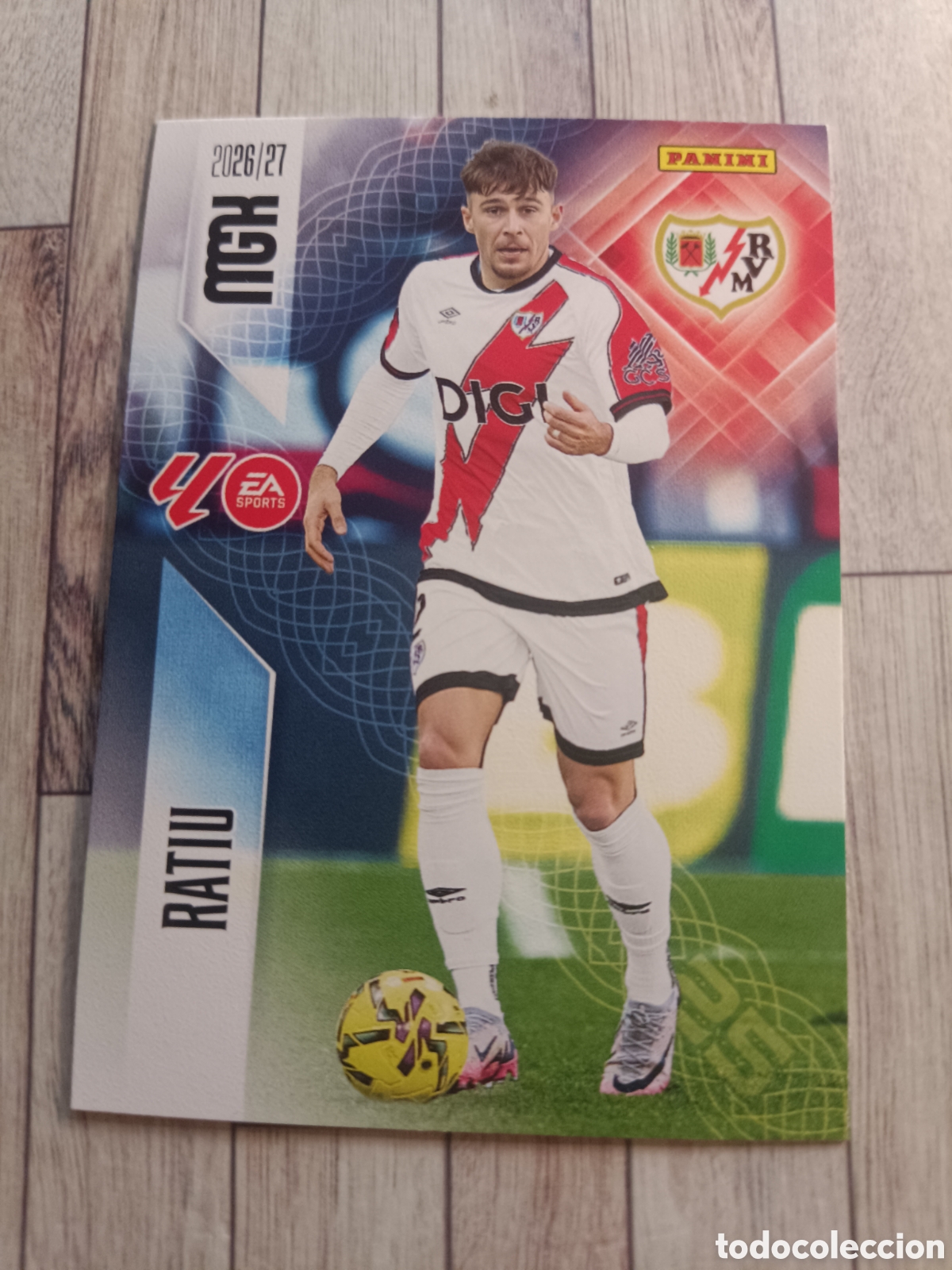 Cromos de f&uacute;tbol: 292 RATIU RAYO VALLECANO MEGACRACKS MGK 26 27 PANINI 2026 2027
