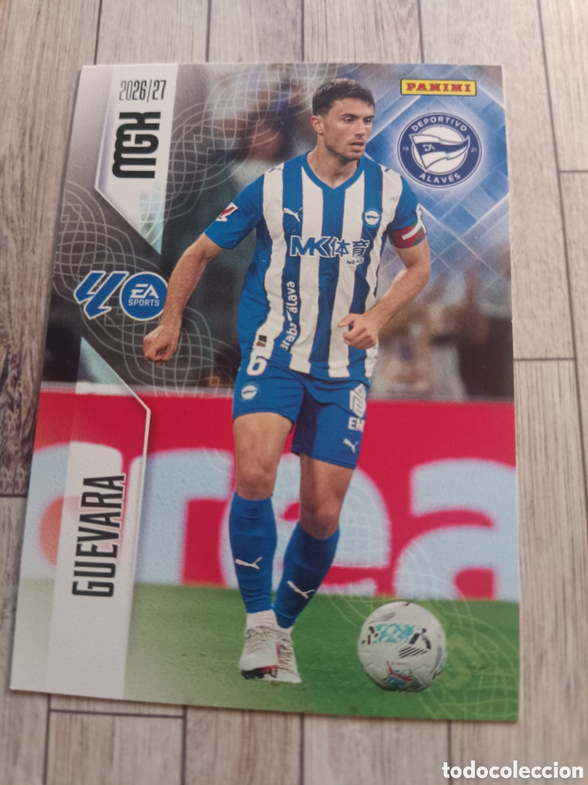 Cromos de f&uacute;tbol: 29 GUEVARA DEPORTIVO ALAVES MEGACRACKS MGK 26 27 PANINI 2026 2027