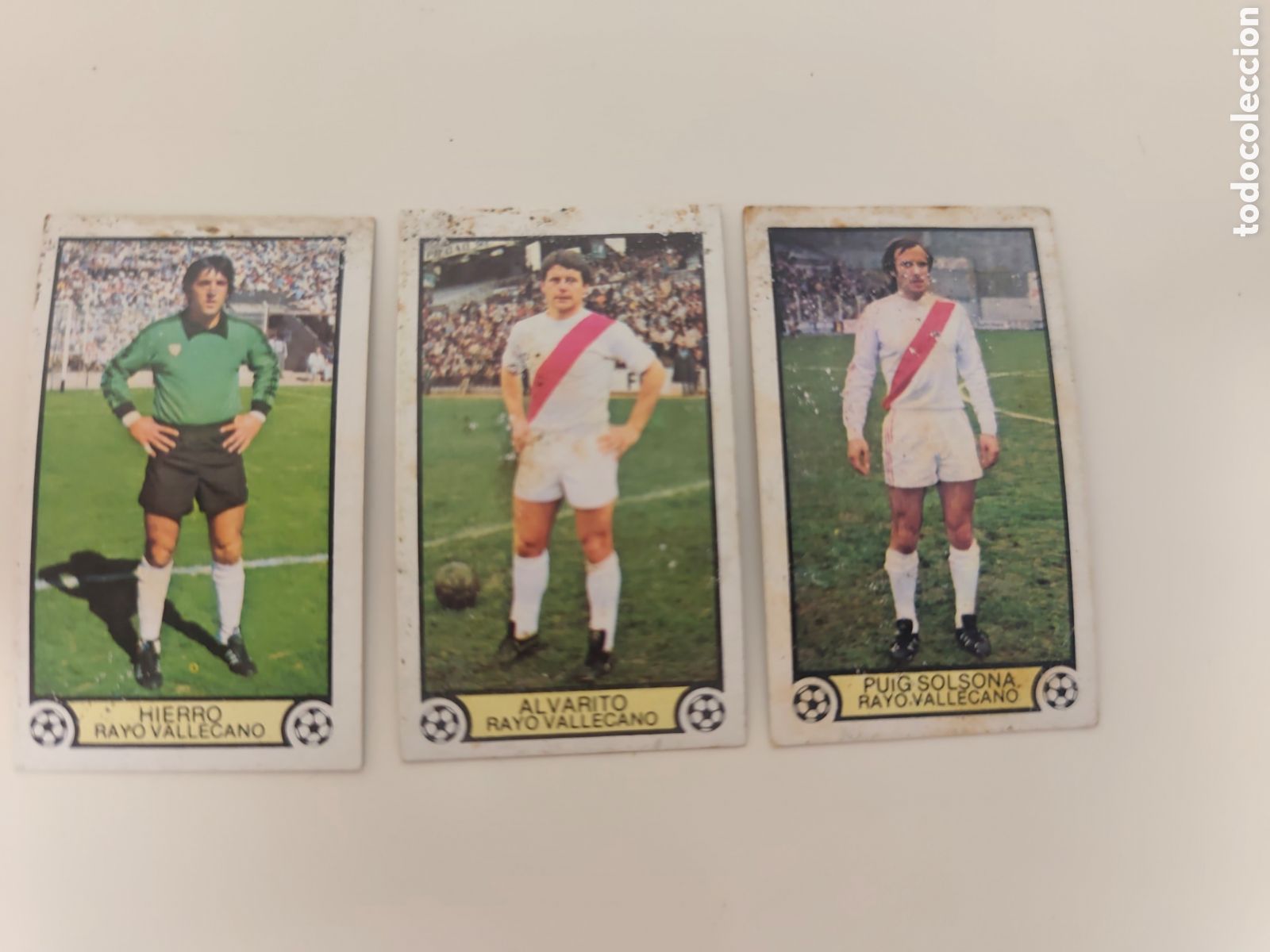Cromos de f&uacute;tbol: 3 CROMOS RAYO VALLECANO EDICIONES ESTE 1979 1980
