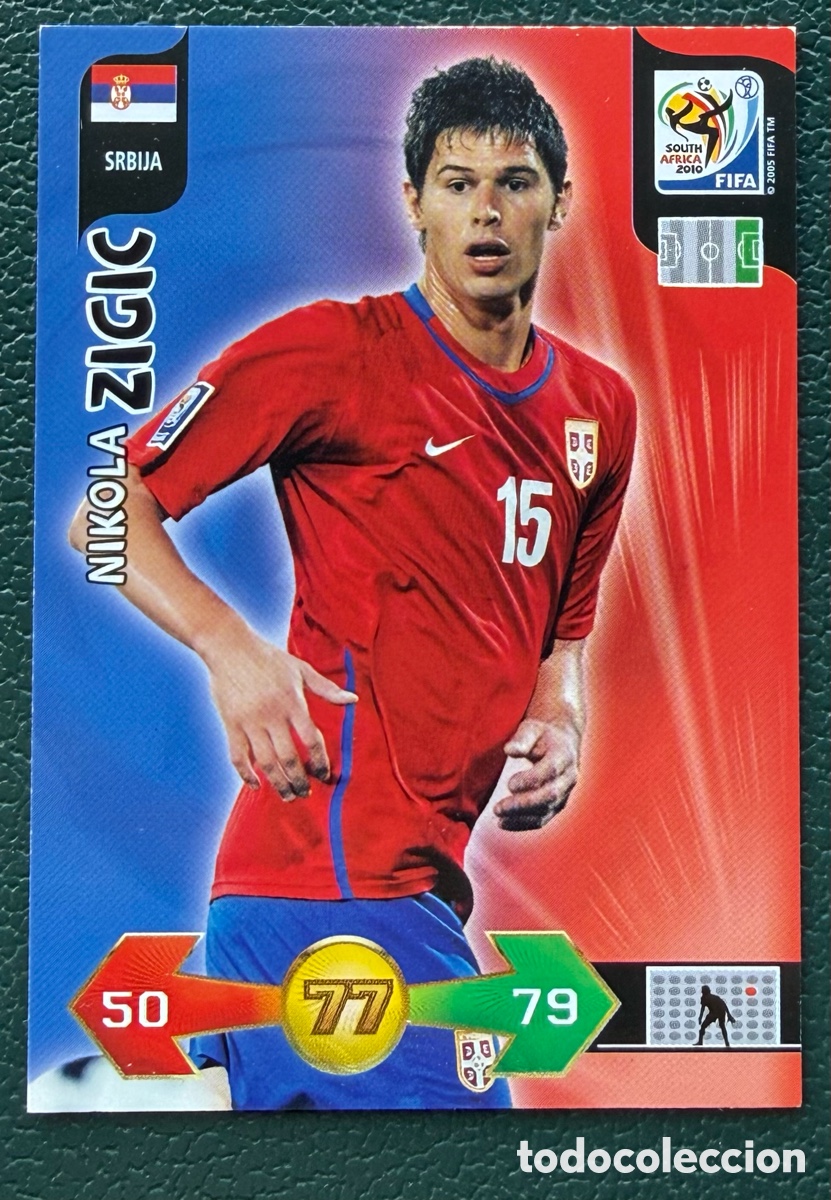 Cromos de Futebol: NIKOLA ZIGIC SERBIA FICHAS ALBUM ADRENALYN XL MUNDIAL SOUTH AFRICA 2010