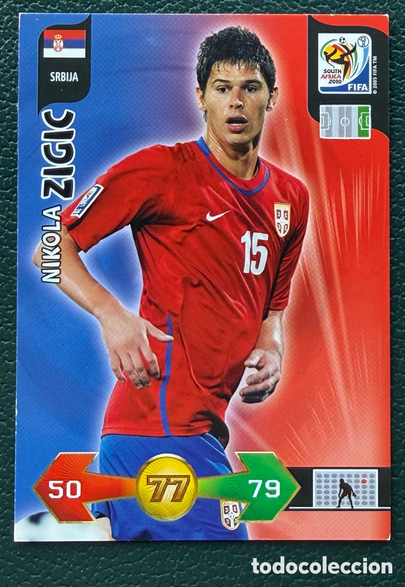 Cromos de Futebol: NIKOLA ZIGIC SERBIA FICHAS ALBUM ADRENALYN XL MUNDIAL SOUTH AFRICA 2010