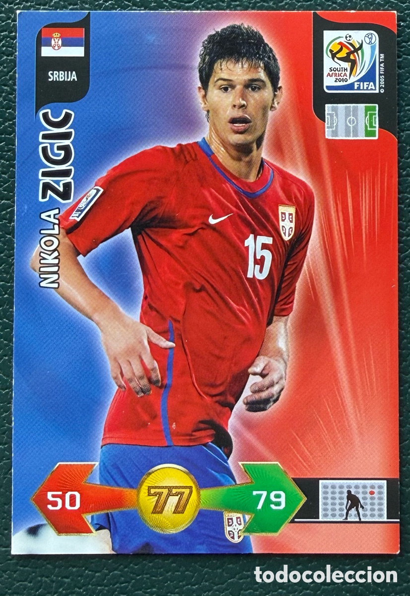 Cromos de Futebol: NIKOLA ZIGIC SERBIA FICHAS ALBUM ADRENALYN XL MUNDIAL SOUTH AFRICA 2010