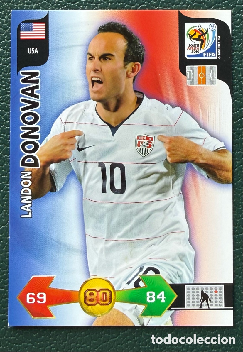 Football Stickers: LANDON DONOVAN ESTADOS UNIDOS FICHAS ALBUM ADRENALYN XL MUNDIAL SOUTH AFRICA 2010