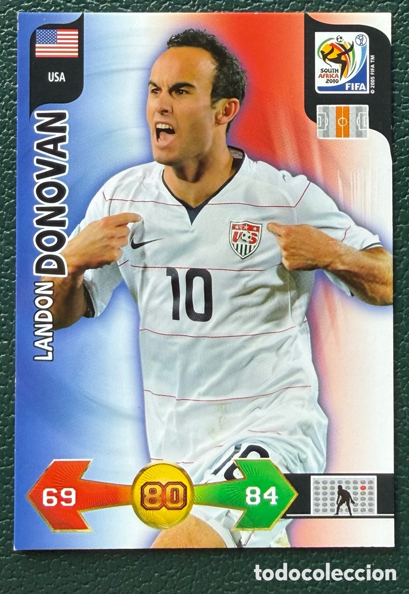 Football Stickers: LANDON DONOVAN ESTADOS UNIDOS FICHAS ALBUM ADRENALYN XL MUNDIAL SOUTH AFRICA 2010