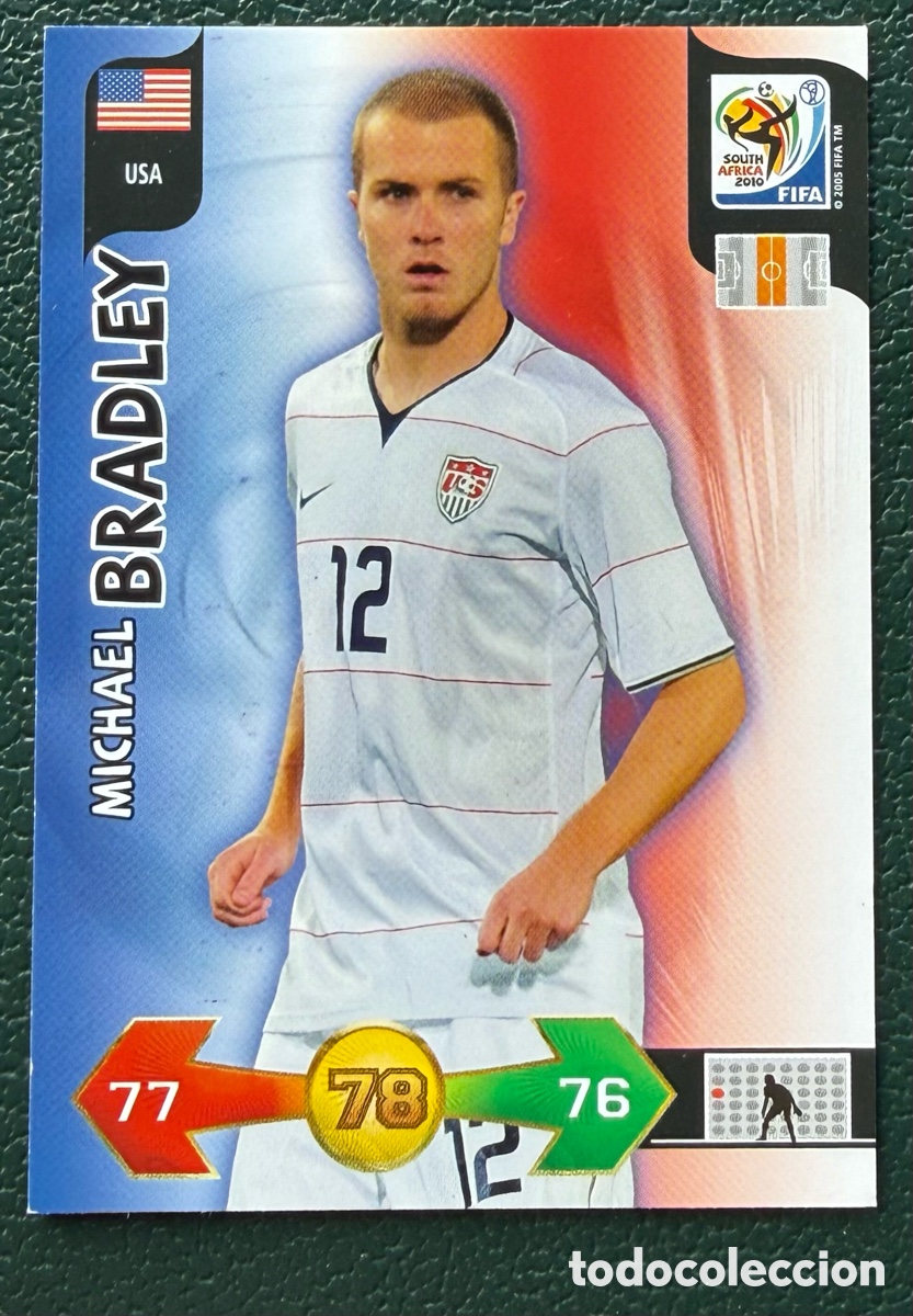 Football Stickers: MICHAEL BRADLEY ESTADOS UNIDOS FICHAS ALBUM ADRENALYN XL MUNDIAL SOUTH AFRICA 2010