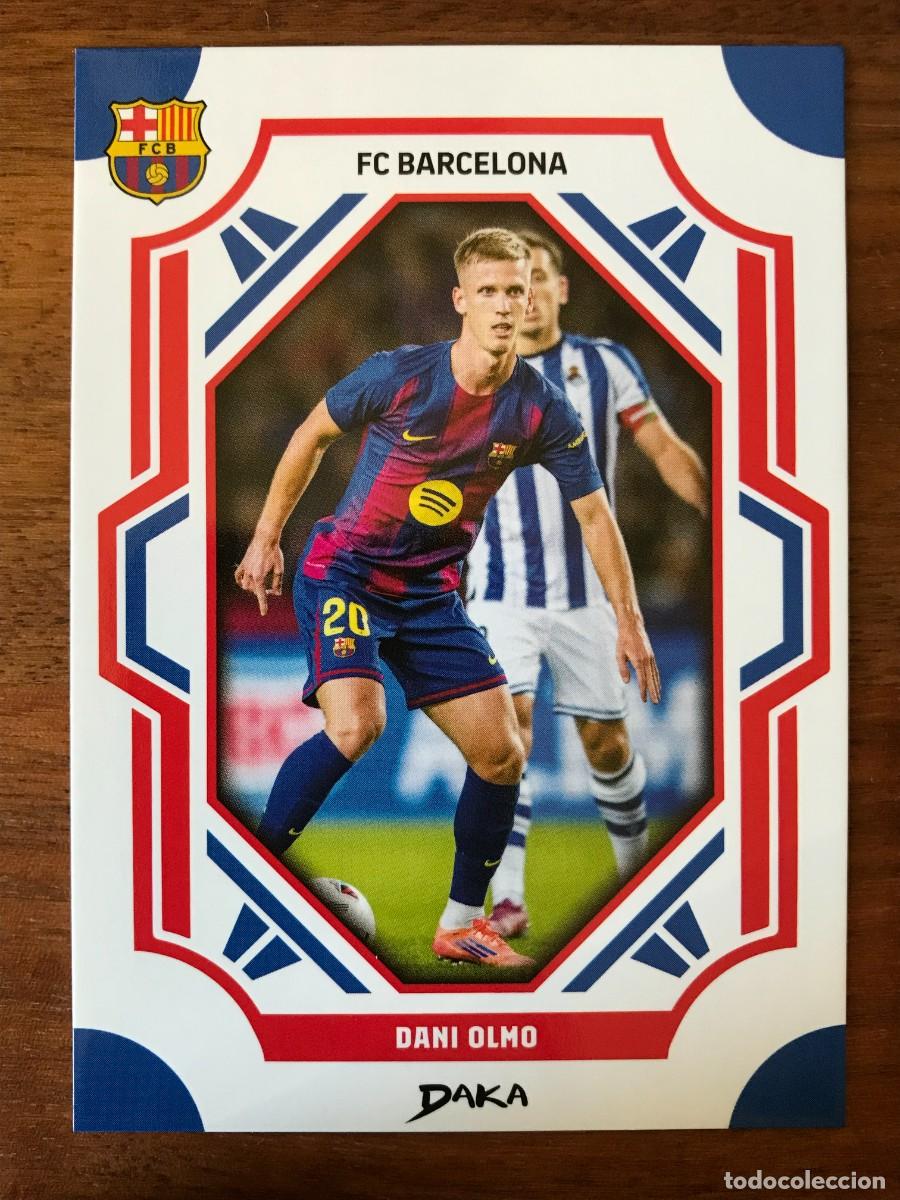 Cromos de f&uacute;tbol: DANI OLMO - FC BARCELONA BAR&Ccedil;A - DAKA HOLOCENE 2025