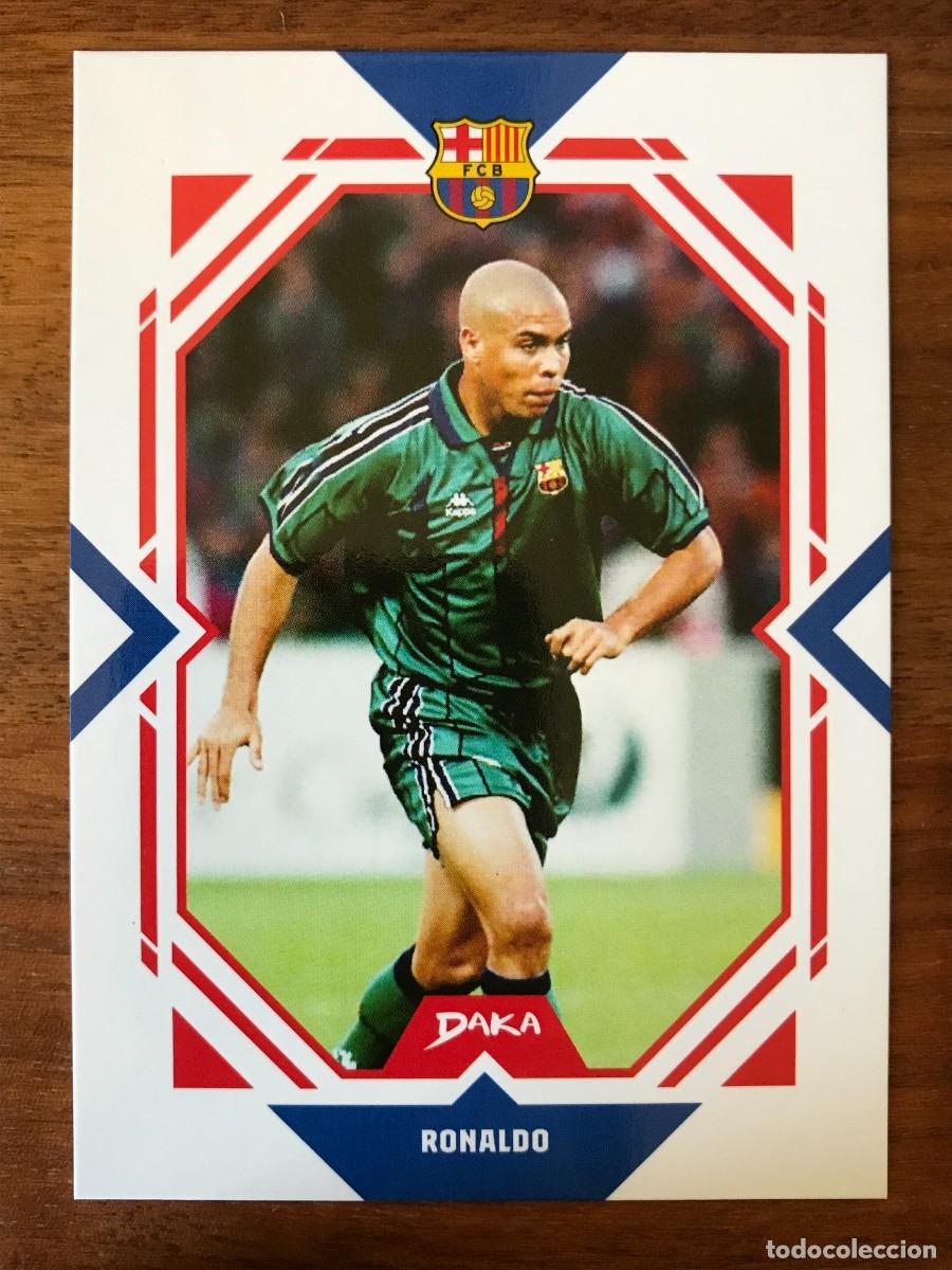 Cromos de f&uacute;tbol: RONALDO - FC BARCELONA BAR&Ccedil;A - DAKA HOLOCENE 2025