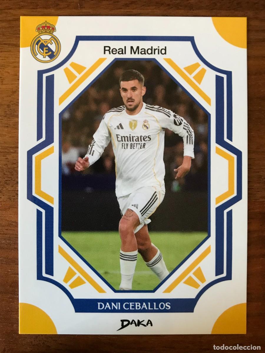 Cromos de f&uacute;tbol: DANI CEBALLOS - REAL MADRID - DAKA HOLOCENE 2025